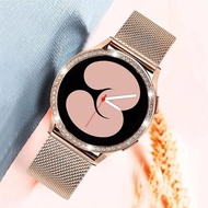 Bezel frame ( benzene) with 42mm beads and 20mm Milanese strap for Samsung Galaxy Watch 4 42mm