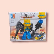 Mainan Anak Transformer 4 In 1 Block Brick Bongkar Pasang DIY