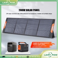 LairtPow solar panel 100W/200W solar charger 23% High Efficiency 太阳能板 Foldable IP68 PV Charging for 