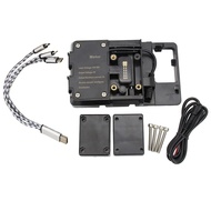 Motorbike Phone Holder Supporter Navigation USB Charger Stand Bracket for BMW R1200GS R1250GS ADV GS