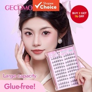 GECOMO Glue-Free 5D Baby Curve Lashes - 10 Rows, Large Volume, Removable Eyelash Book