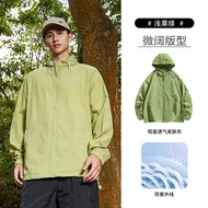 Jeep Official Store Mens Summer Outdoor Breathable UV Protection Jacket Couples Style Thin Outerwear