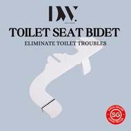 [SG Seller] Non Electrical Bidet Toilet Seat Manual Control Retractable Nozzles Easy Installation