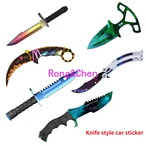 Rongchen Trading Car Sticker for CSGO Knife Skin Graphics Waterproof Decals Fashion Decal Laptop Scr