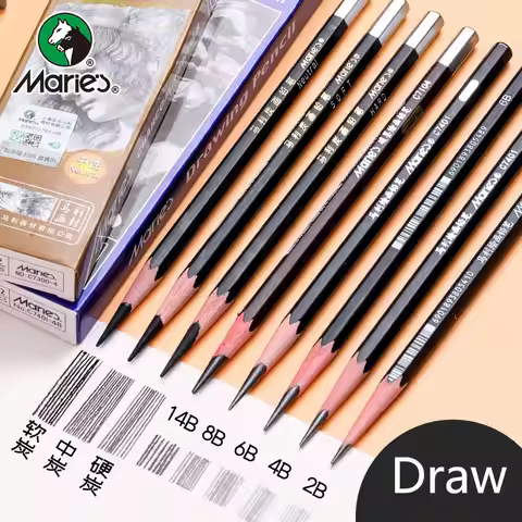 1Pc HB 2H 4H 6H 1B 12B10B 8B 7B 6B 5B 4B 3B 2B Drawing sketch pencil high quality School art profess
