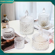 PENNYJ Storage Jar with Cover European Style Relief Process Multifunctional Ornamental Desktop Stora