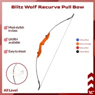 V Club Archery Blitz Wolf Fun Shooting Recurve Pull Bow - LH/RH - 20/30/40lbs
