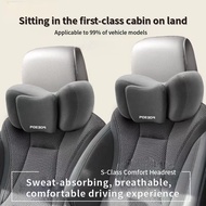 Car Headrest Neck Pillow Memory Foam Seat Headrest Interior Supplies Cushion Cervical Spine Neck Pillow