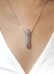 999純銀手作 七脈輪愛的精油擴香瓶