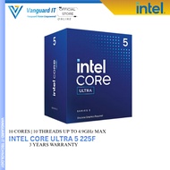 Intel® Core™ Ultra 5 225F (10-Core/10-Threads) BOX UNIT | Intel Ultra Series 2 (LGA1851)