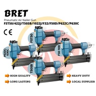BRET Pneumatic Air Nailer Gun T50/FST50/422J/1022J/P622C/P630C/F32/F50D Carpenter Wood Air Stapler