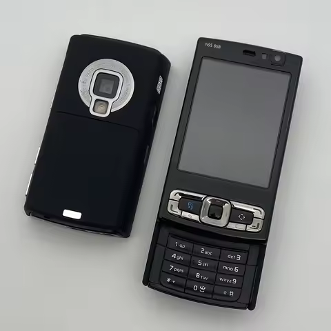 Original N95 8GB GSM 2G 3G Mobile Cell Phone 2.8'' 5MP Russian Hebrew Arabic Keyboard Slider Unlocke