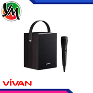 SPEAKER VIVAN VS35 KARAOKE sound VIVAN Speaker Karaoke VS35 Bluetooth v5.3 TWS Connect Material Kayu