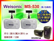 【綦勝音響批發】 WEISONIC 經典懸吊喇叭(含吊架)MS-530I (可搭配TH-245.TH-260擴大機