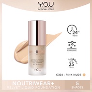 You NoutriWear+ Velvet Liquid Foundation [SPF 25& PA+++]/Full Coverage Foundation