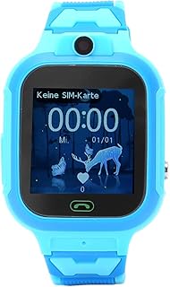 Kids Smart Watch Phone, 4G GPS Kids Smartwatch Phone, Smartwatch for Kid, Cell Phone Watch IP67 Touch Screen Wrist Watch 2 Way Voice Video Call SOS Alarm HD Camera for Kids (Blue)