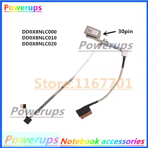 New Laptop LCD/LED Cable For HP 450 455 G7 HSN-Q25C DD0X8NLC000 DD0X8NLC110 DD0X8NLC210 DD0X8NLC300 