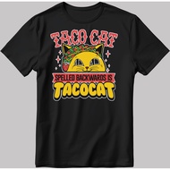 Taco Cat, Funny Animal, Taco Short Sleeve W/B Men  T Shirt D319
