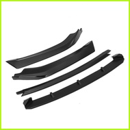 ☢ ◰ ﹊ VIOS 2013-2018 GEN3 Black Car Front Bumper Lip Double Chin Splitter Diffuser Body Kit