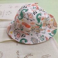 【5日內出貨】小丸子嬰兒帽:恐龍世界 嬰兒帽 遮陽帽 彌月禮