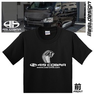 24 Auto Tees: Cobra 415 Design TYPE 1 100% Cotton Imported Tshirts.  Toyota Hiace Super GL  Nissan Urvan NV200 NV350