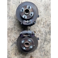 L7 L9 EF TURBO FRONT KNUCKLE DOUBLE DISC COMPLETE SET USED JAPAN