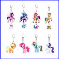 SQ3 My Little Pony Friendship is Magic acylic keychain bag pendant key ring QS3