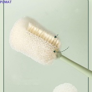POMAT Baby Bottle Brush No Dead Ends Milk Bottle Brush Sponge Cleaning Long Handle