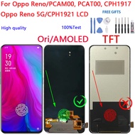 For Oppo Reno/PCAM00, PCAT00, CPH1917 Oppo Reno 5G/CPH1921 LCD Display Touch Screen Digitizer Assemb