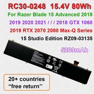 Compatible Laptop Battery RC30-0248 For Razer Blade Advanced 15 (2018-2021) RTX 2070/2080 Max-Q 15 S