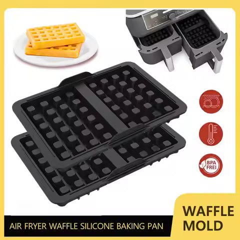 Silicone Waffle Mold for Ninja AF451EU AF400EU AF300EU SL400EU AF500DE and Other Air Fryers Waffle M