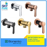 SORENTO SRTWT5800 Angle Valve Stop Valve for Bidet Flexible Hose Gold Color SRTWT5840-G Rose Gold SRTWT5840-FRG Grey