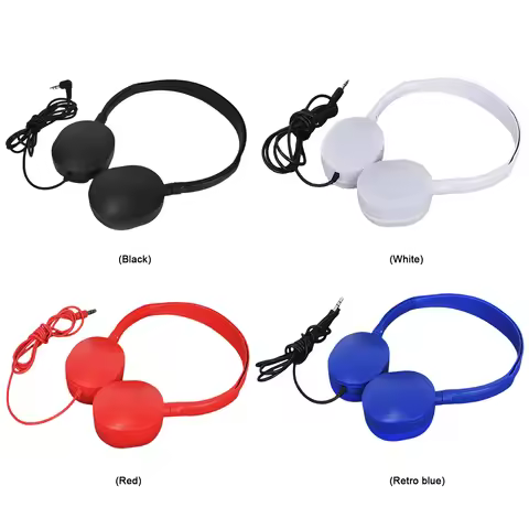 Wired Studio Headphones 3.5mm Jack Professional Over Ear Monitor Headset Wired Closed Back Headsets 