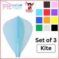 COSMO DART FIT FLIGHT DART FLIGHT SET OF 3 - KITE