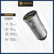 LENYES CA856 2.4A 2 USB Car Charger HP adapter Saver Car Charger original cellphone