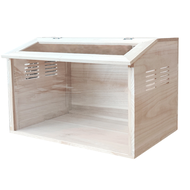 Solid Wood Rutin Puyuh/Hamter/PET Feeding Box 饲养箱 Cages 40x30x30cm