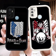 Z-43 Attack on Titan White Black Case Casing for Realme 7i C17 OPPO A53S A53 A33 Case