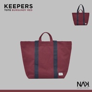 NAK Keepers Tote (กระเป๋าผ้าใบใหญ่) สีแดง