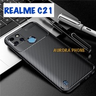 Realme C21 Softcase Realme C21 Autofocus Carbon Case BEETLE Realme C21
