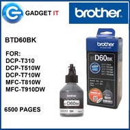 BROTHER BTD60BK ORIGINAL INK BOTTLE BLACK (DCP-T310 / T510W / T710W / MFC-T910W)