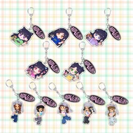 Double-Sided DIY HD Korean Girl Group Kim Min Chi Style Merchandise DANIELLE HAERIN HANNI Keychain B