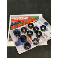 10Pcs M10 Metal Nut Wheel Hex M10XP1.0 NT002 for JLB Racing CHEETAH 1/10 Brushless RC Car Parts Acce