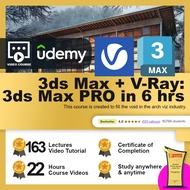 [Video Course] 3ds Max + V-Ray 3ds Max PRO in 6 hrs