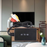 KONVERTER AV TO HDMI ADAPTOR RCA VIDEO AUDIO 1080P PS2 PS3 PSP WII XBOX 360 TO MONITOR PC TV MEDIA P