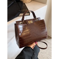 beg tangan wanita tas wanita terbaru branded 2025 beg wanita corak buaya fesyen baru kasual semua be