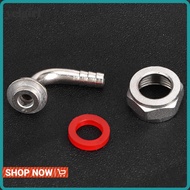 AGLYELGIRL Keg Coupler Fitting, Barb Connector Hex Nut Beer Line Connector Kit, Durable Home Brewing