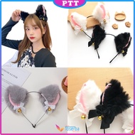 Bando Karakter Telinga Kucing  Bando Bell Kucing Cosplay Bandana Lucu Karakter Hewan Fashion Aksesor