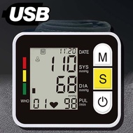 LCD Display Wrist Blood Pressure Monitor Tonometer Tensiometer Automatic Digital Pulsometer Sphygmom
