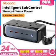 Mcdodo Extension Plug 6 in 1 70W Gan Charger Surge Protector Socket Power Strip 2 QC + 2 Socket CH-4
