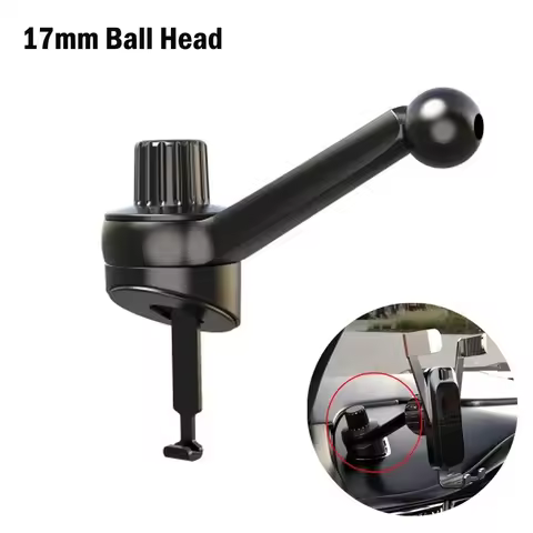 Car Phone Holder Gravity Support Stand Mount Car Air Vent Clip Upgrade 17mm Ball Head Mobile Phone H